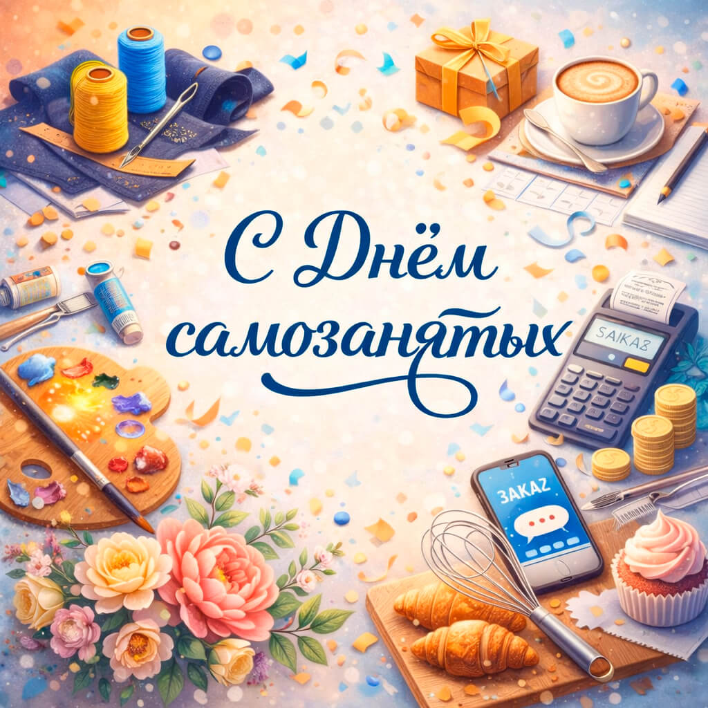 Картинки и открытки с Днем самозанятых 11 открыток Картинки и открытки с Днем самозанятых 11 открыток